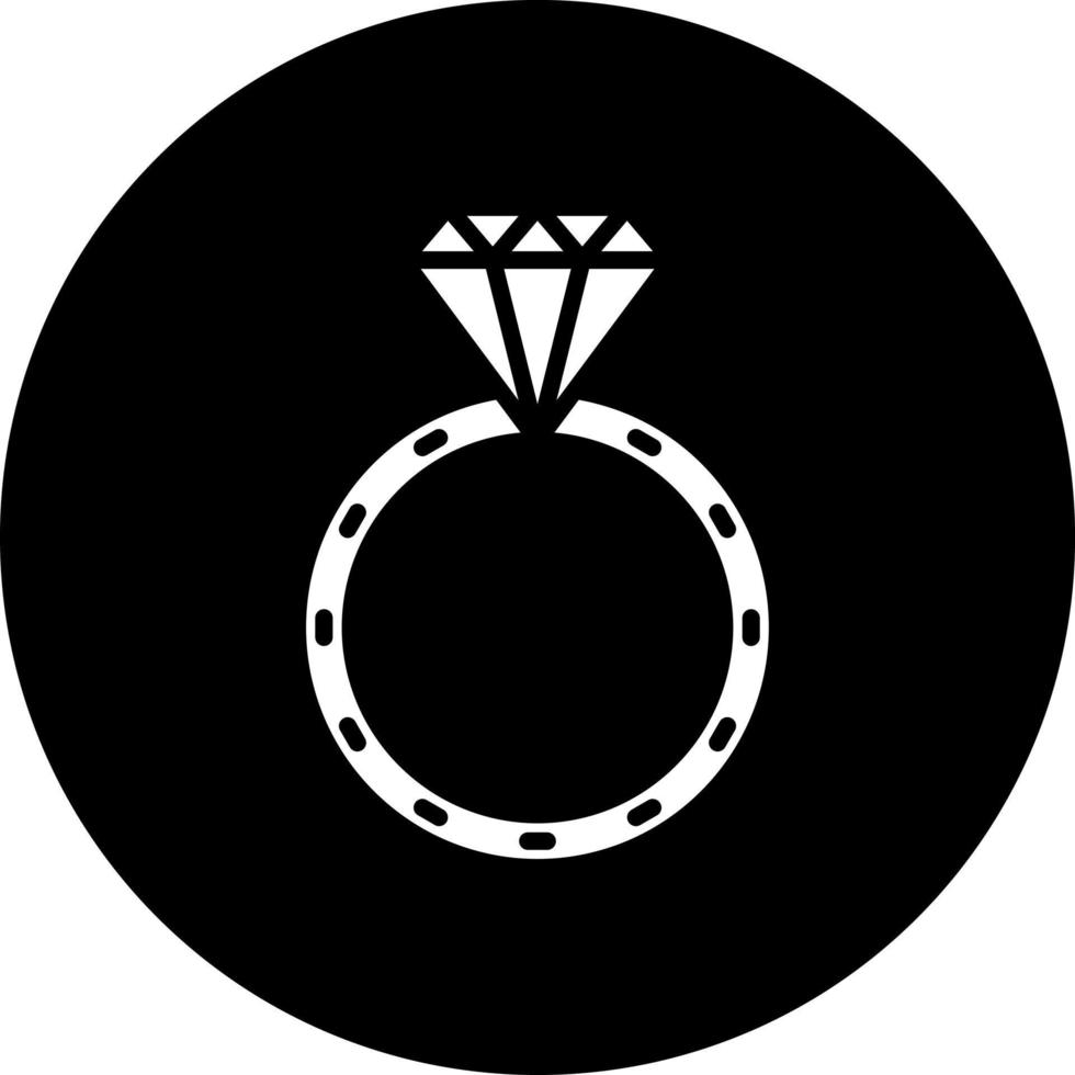 Wedding Ring Vector Icon Style