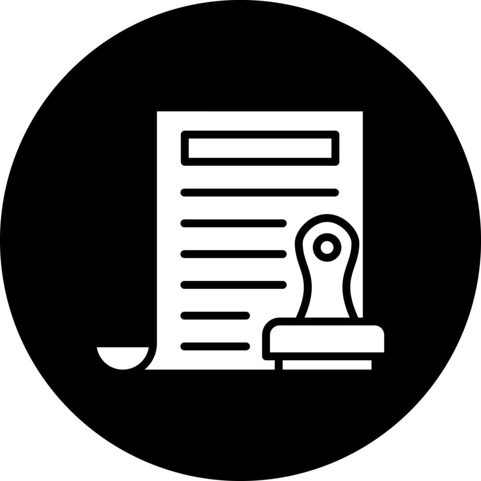 Stamped Vector Icon Style