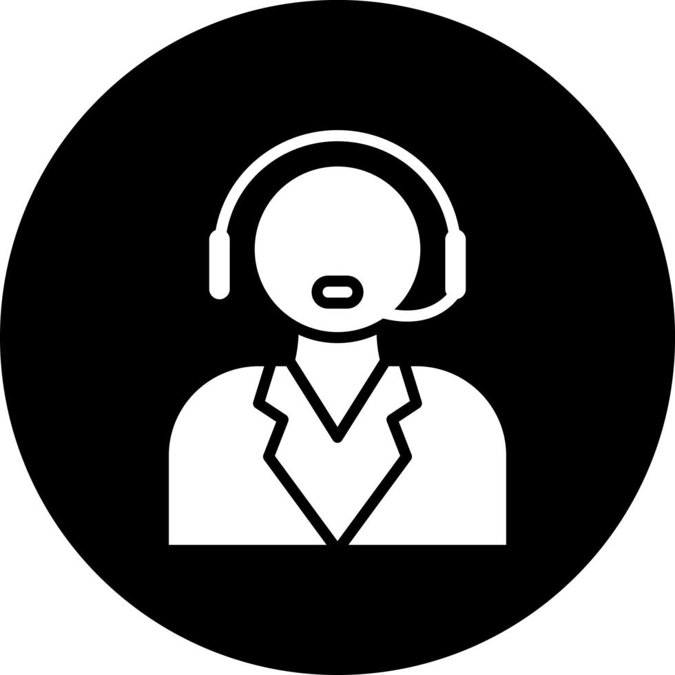 Call Center Vector Icon Style