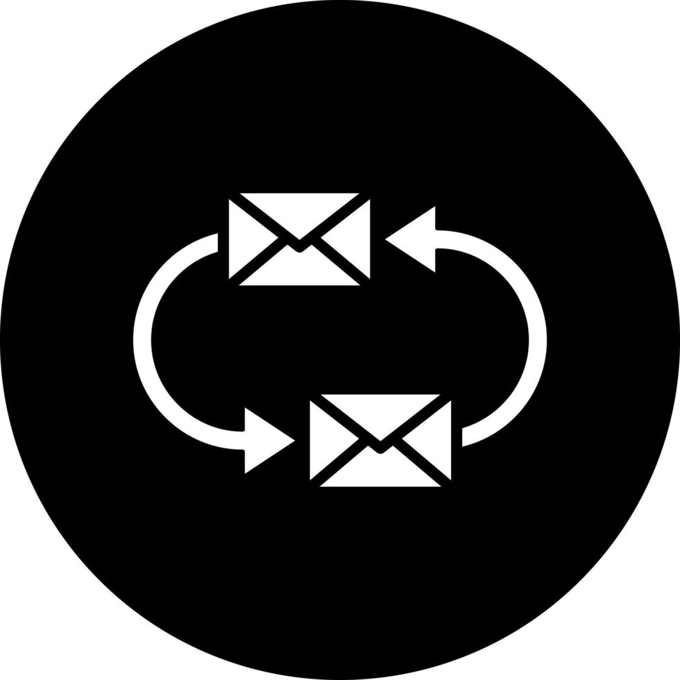 Exchange Mails Vector Icon Style