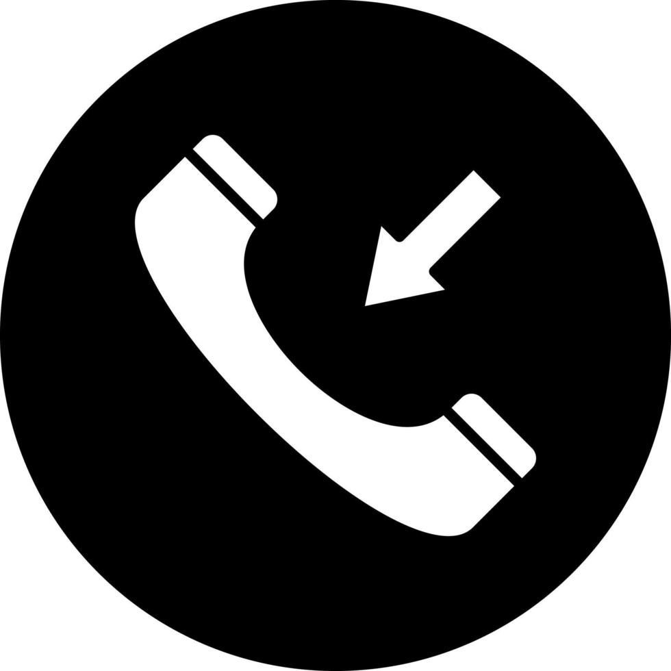 Incoming Call Vector Icon Style