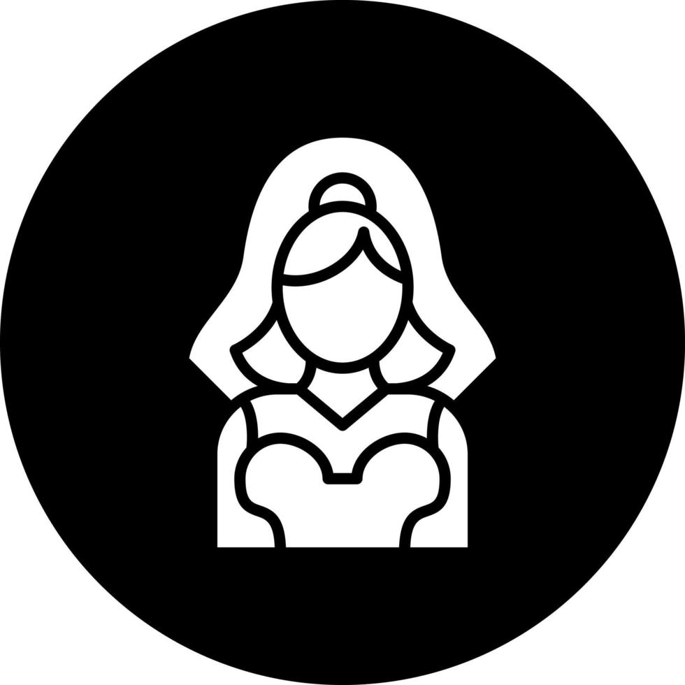 Bride Vector Icon Style