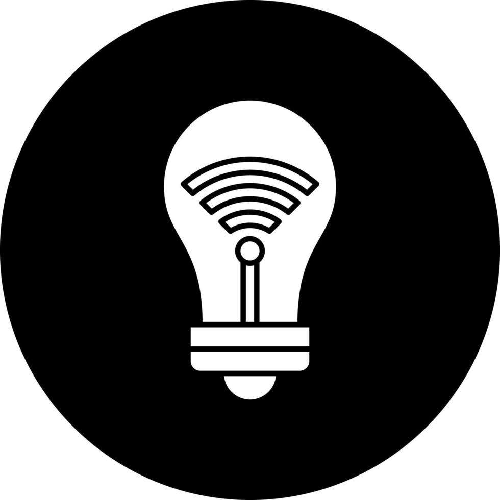 Smart Bulb Vector Icon Style