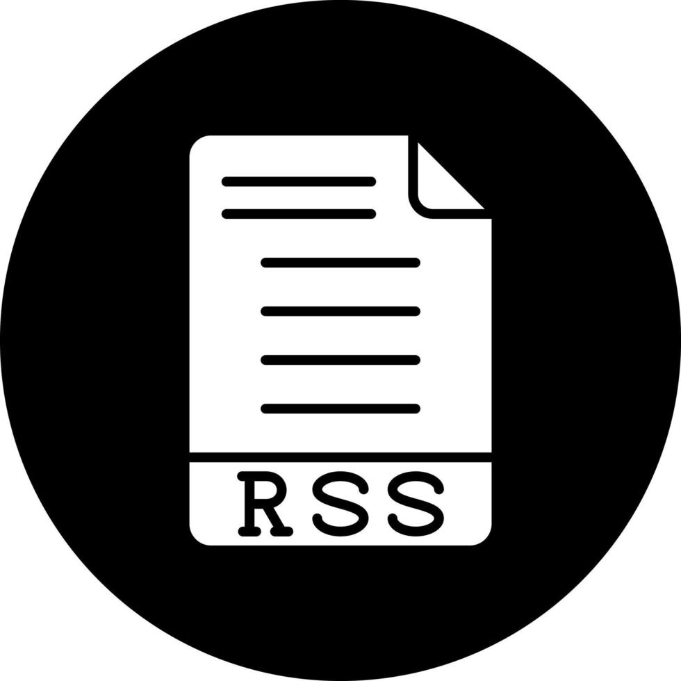 rss vector icono estilo