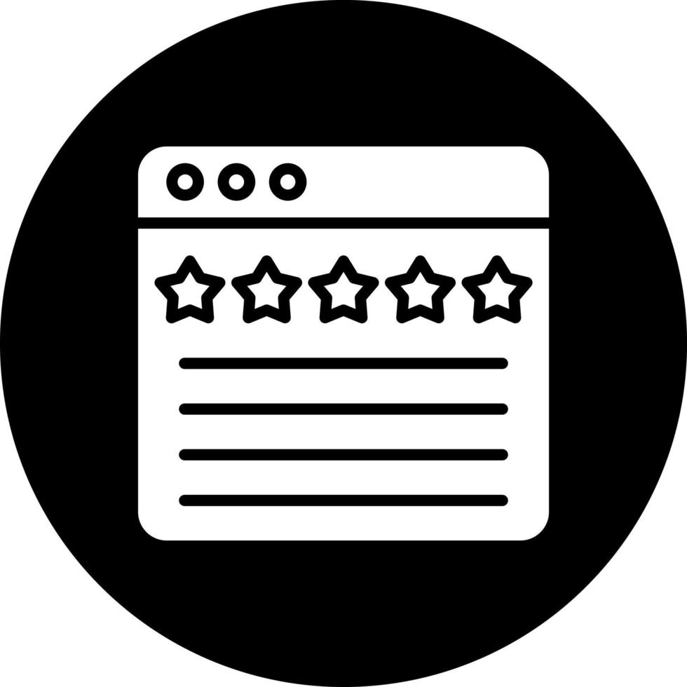 Reviews Vector Icon Style