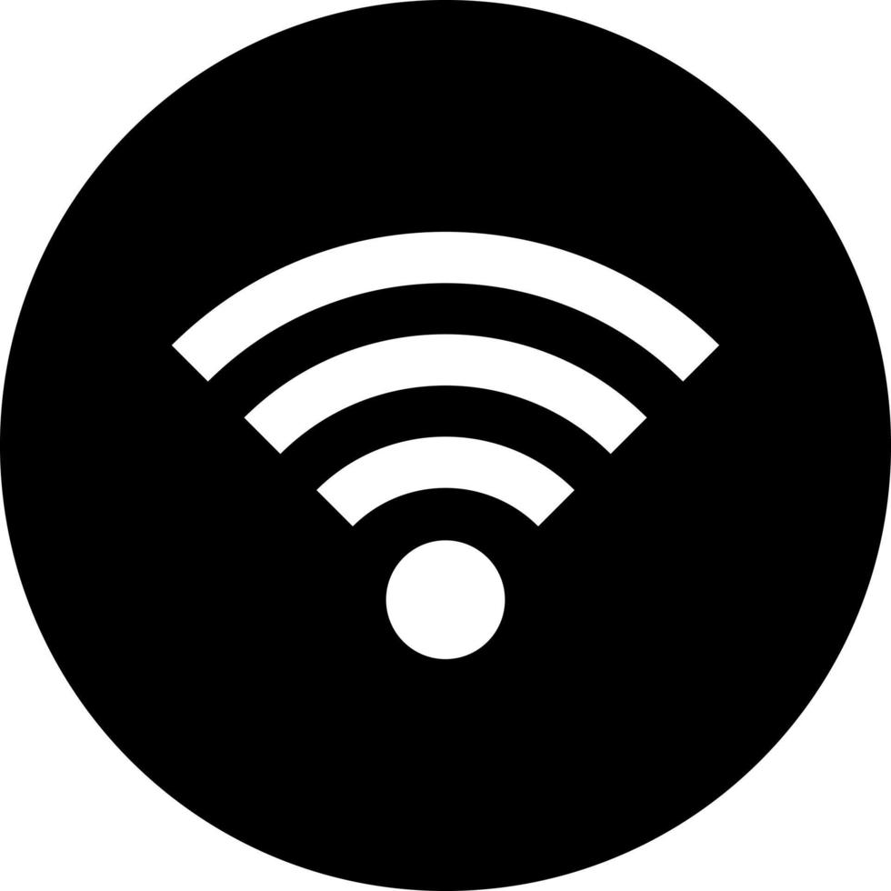 Wifi vector icono estilo