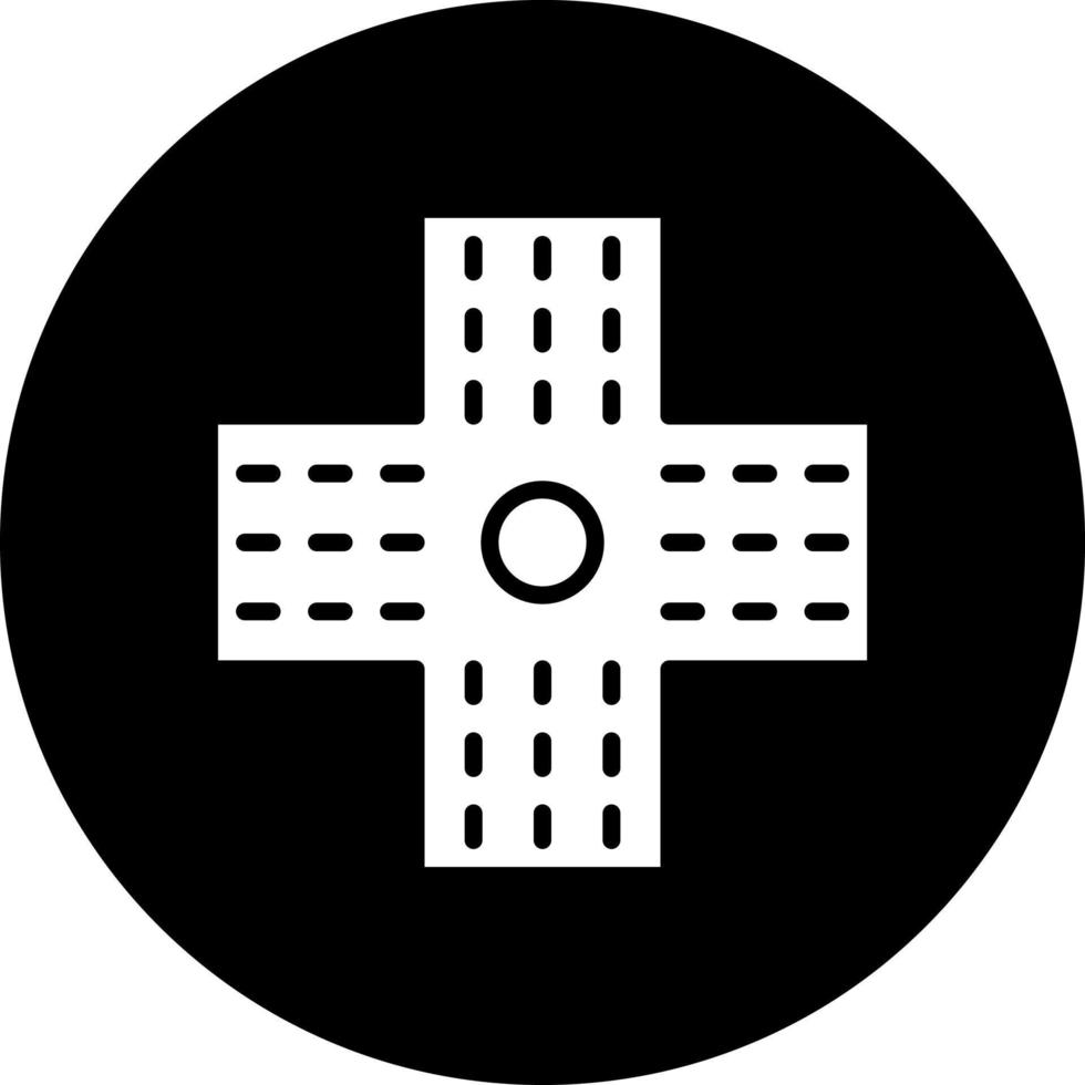 Crossroad Vector Icon Style