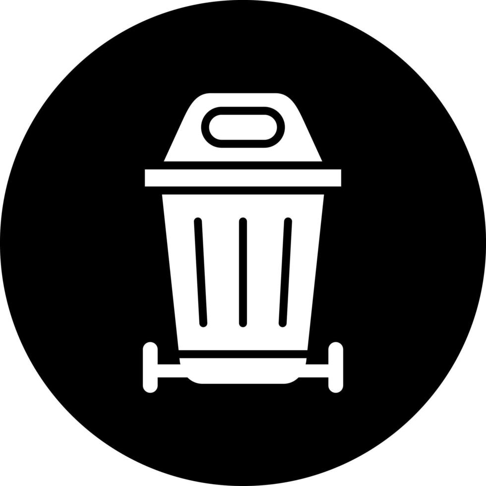 Trash Can Vector Icon Style