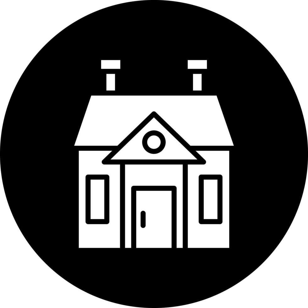 mansión vector icono estilo