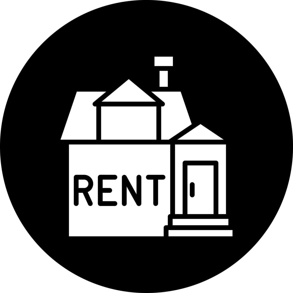 House Rent Vector Icon Style