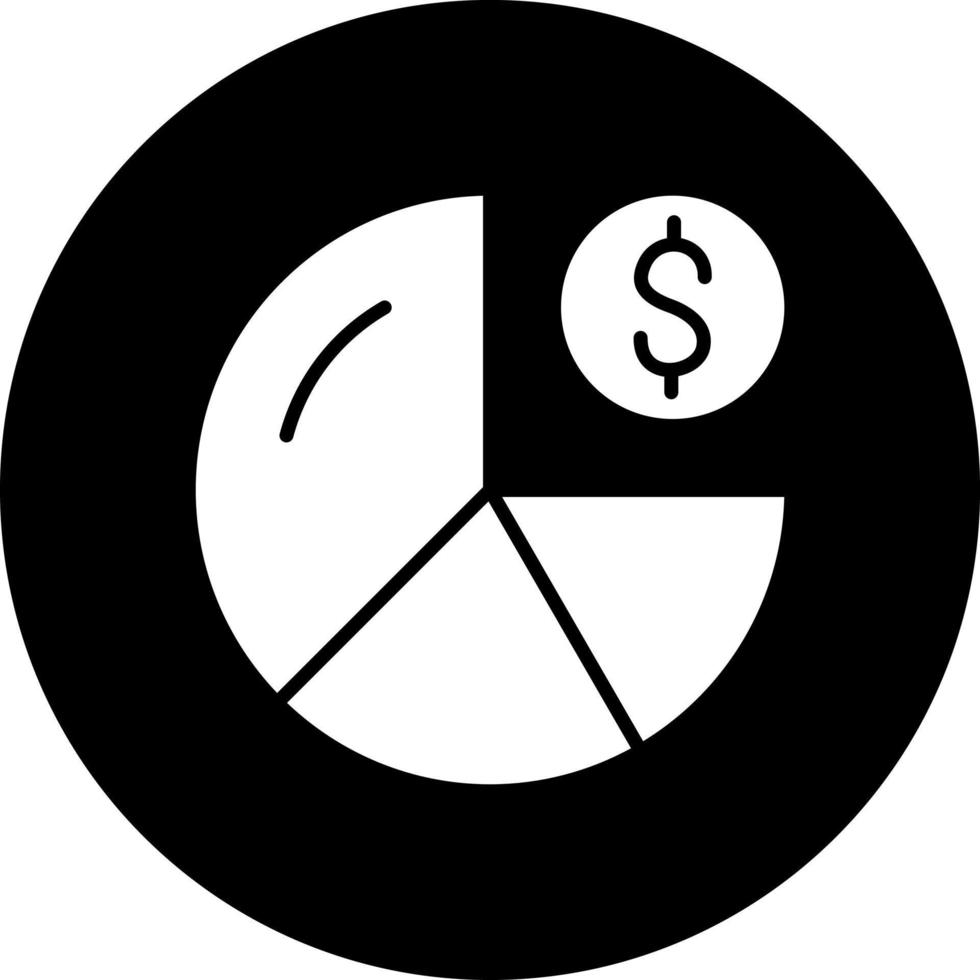 Pie Chart Vector Icon Style