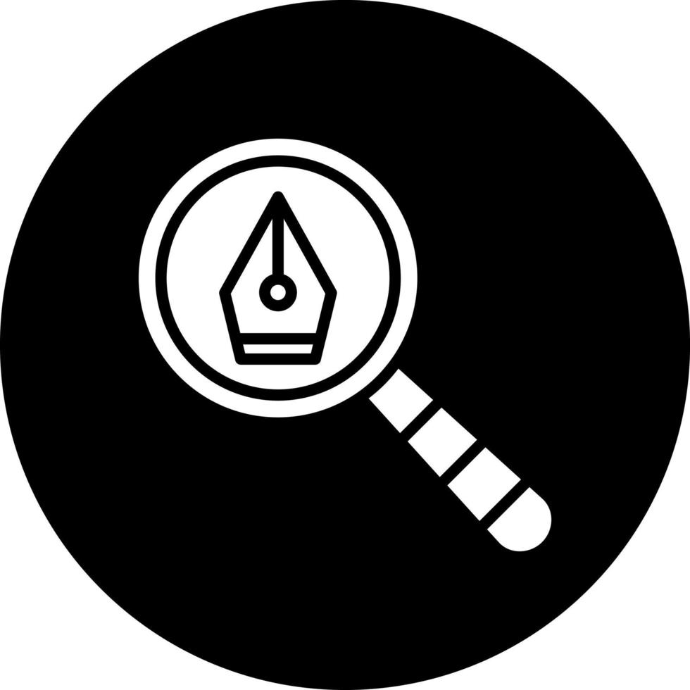 Research Vector Icon Style