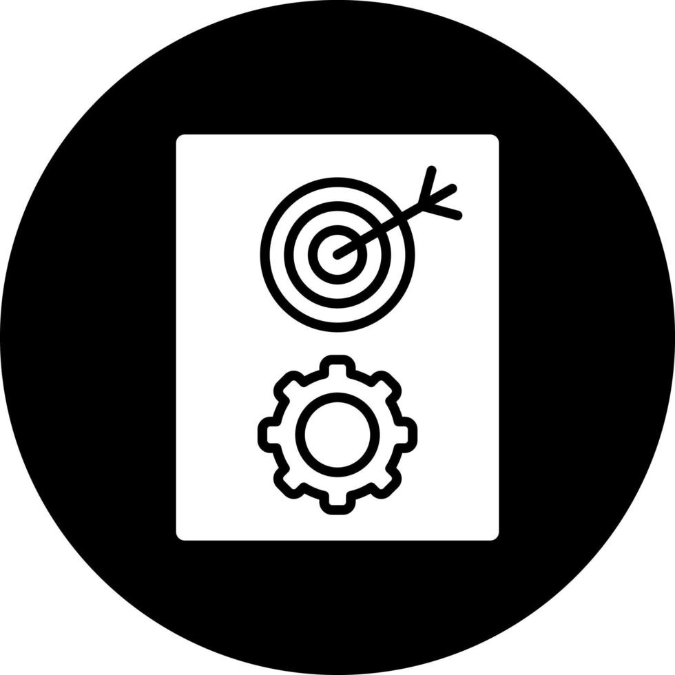 Goals Management Vector Icon Style