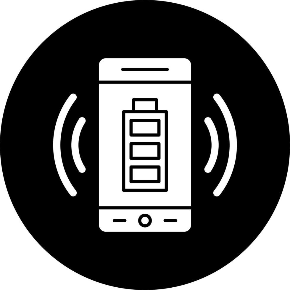 Wireless Charging Vector Icon Style