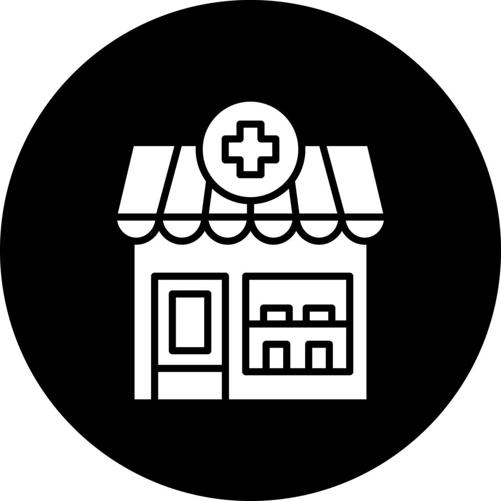 farmacia vector icono estilo