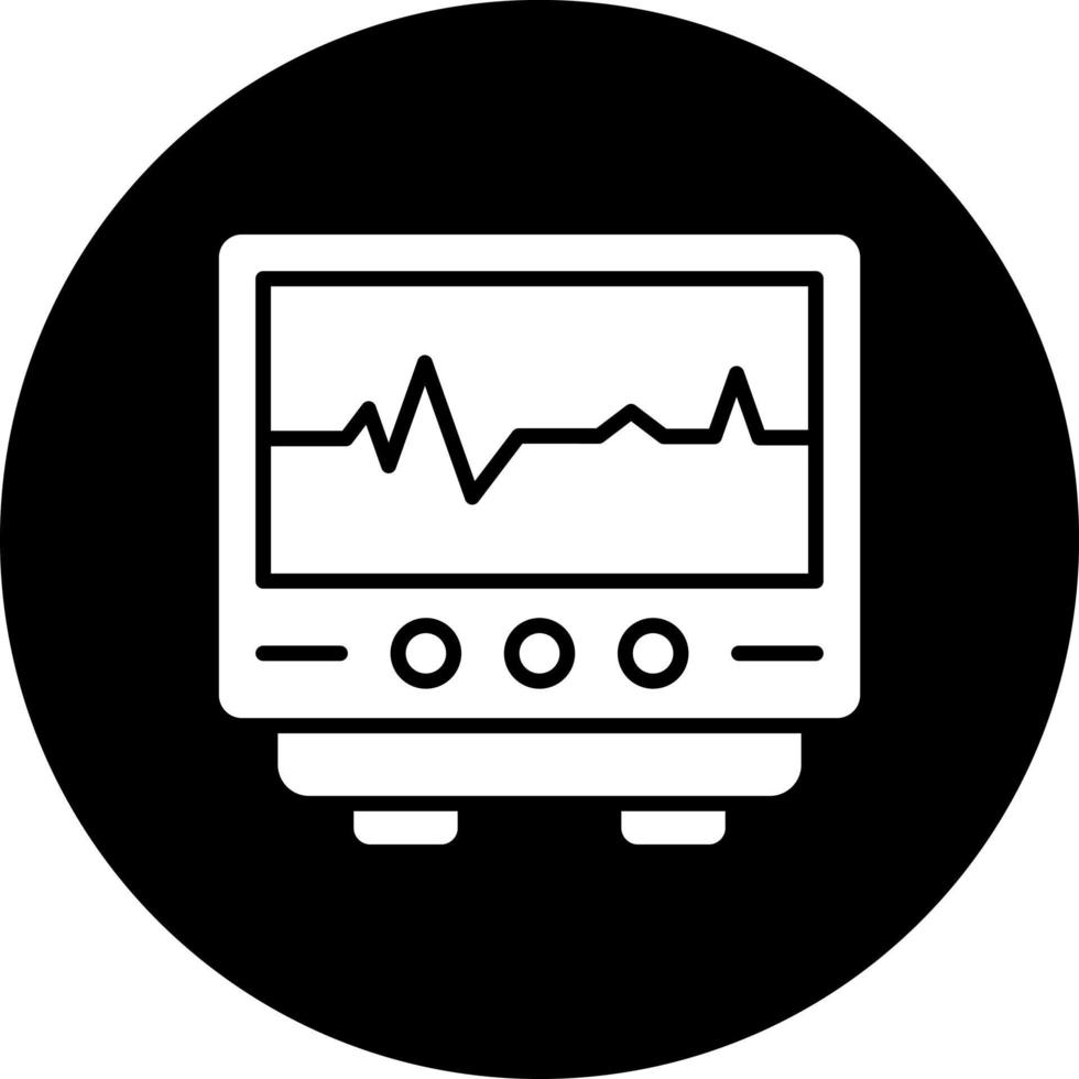 cardiograma vector icono estilo