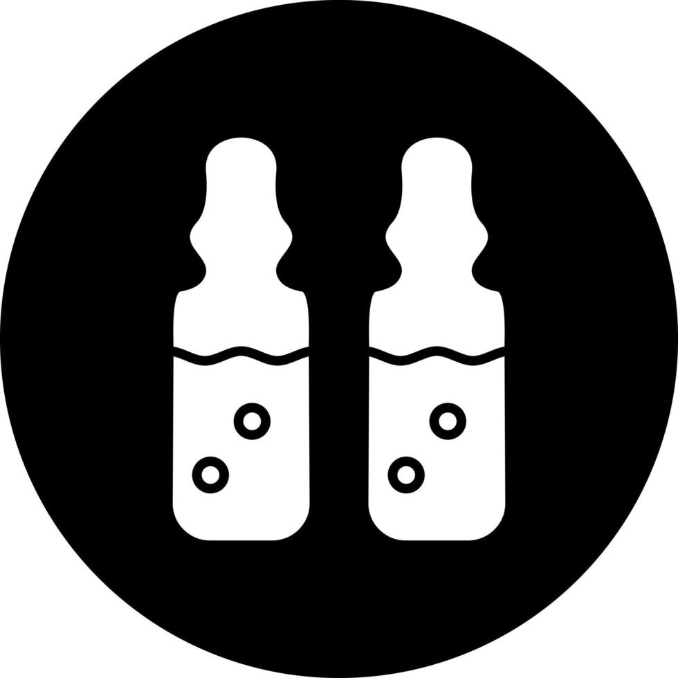 Ampoule Vector Icon Style