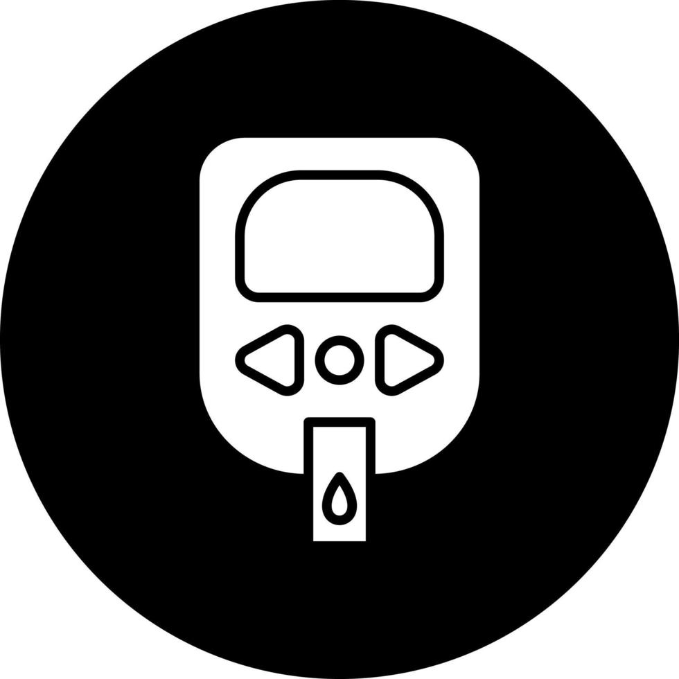 Diabetes Test Vector Icon Style