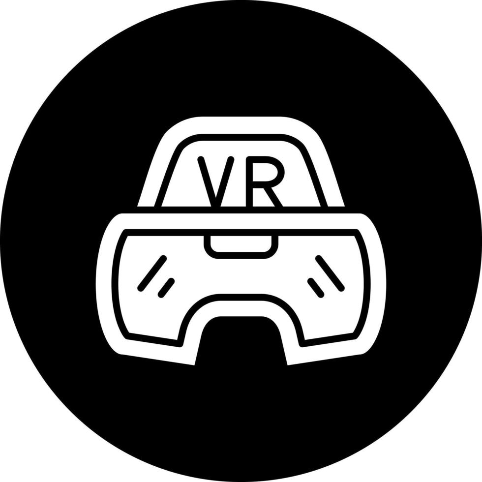 vr lentes vector icono estilo