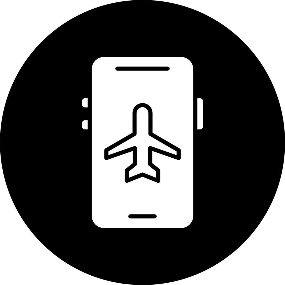 Mobile Airplane Mode Vector Icon Style