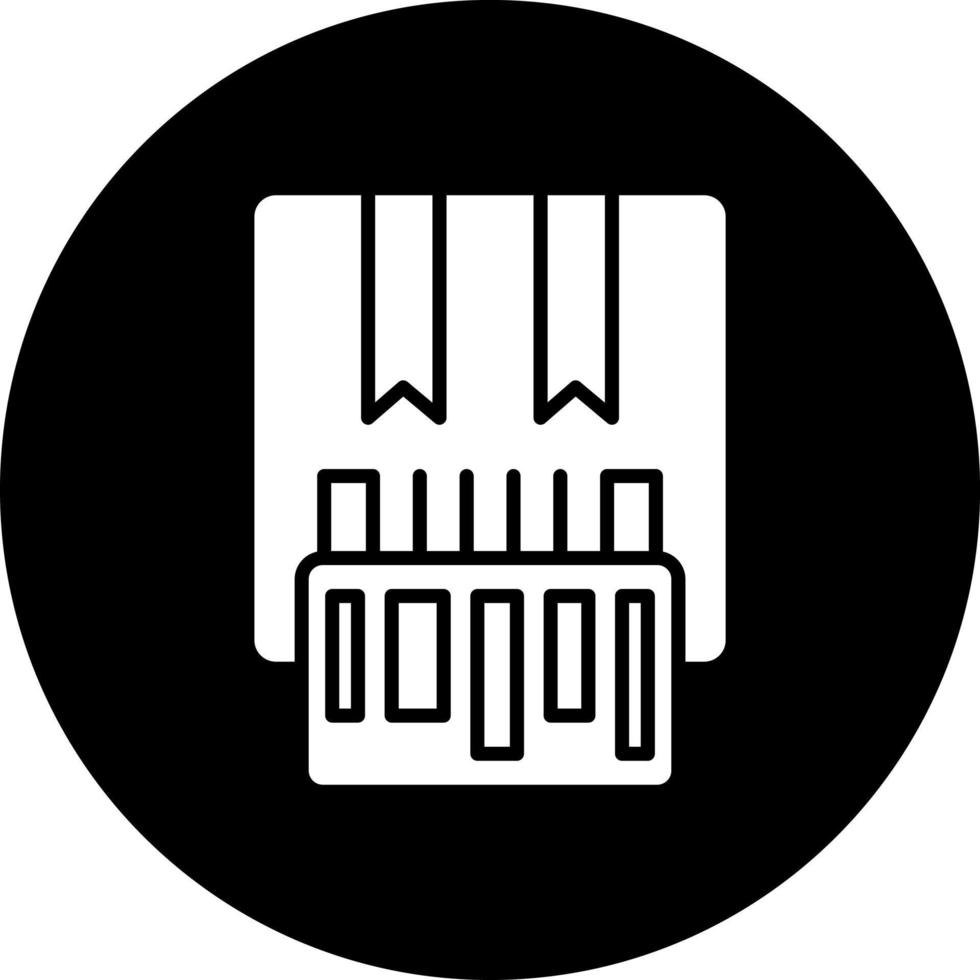 Stock Keeping Unit Vector Icon Style