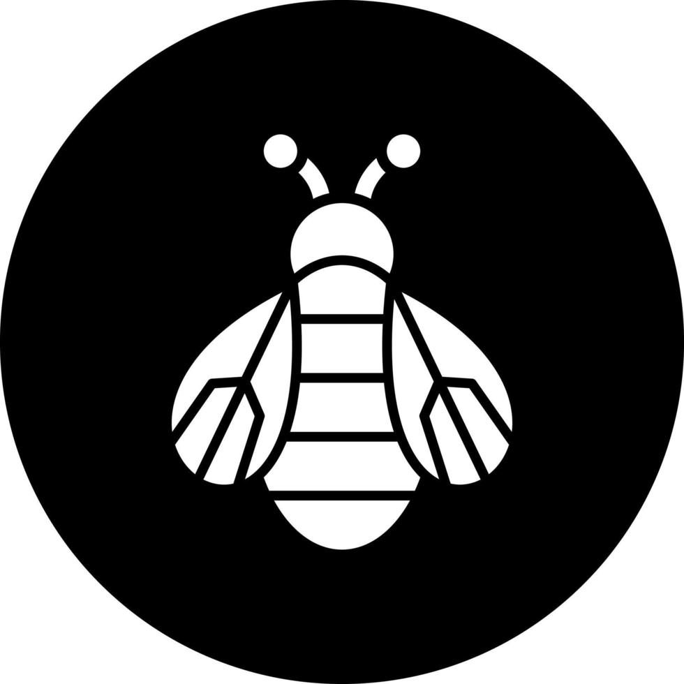 abeja vector icono estilo