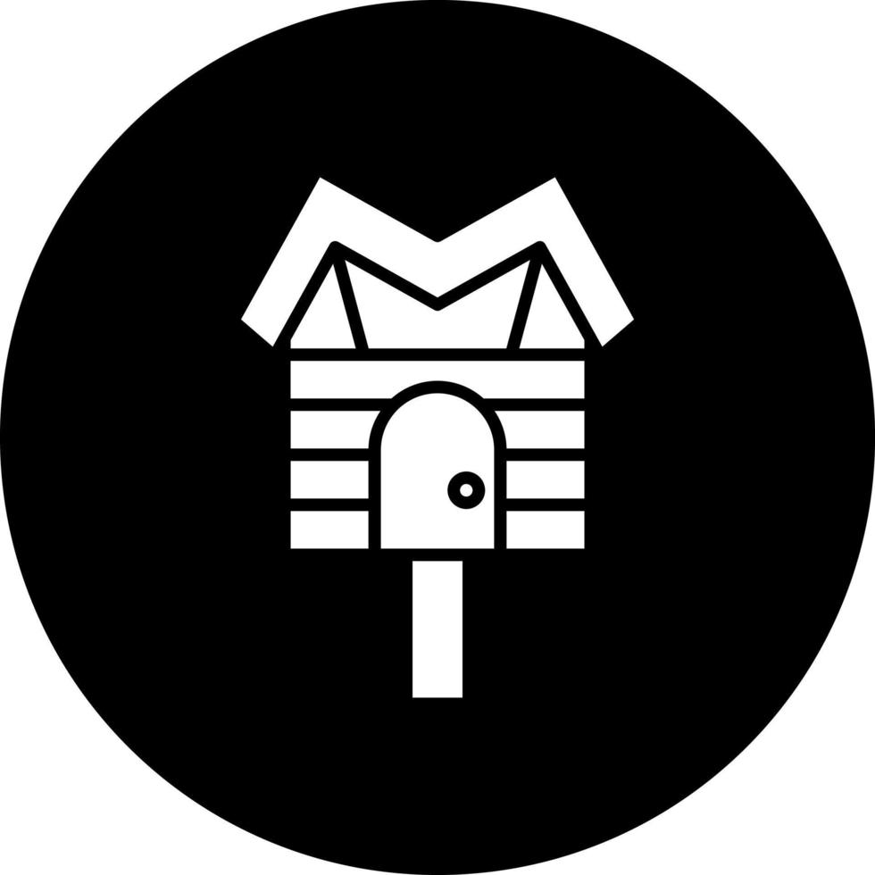 Bird House Vector Icon Style