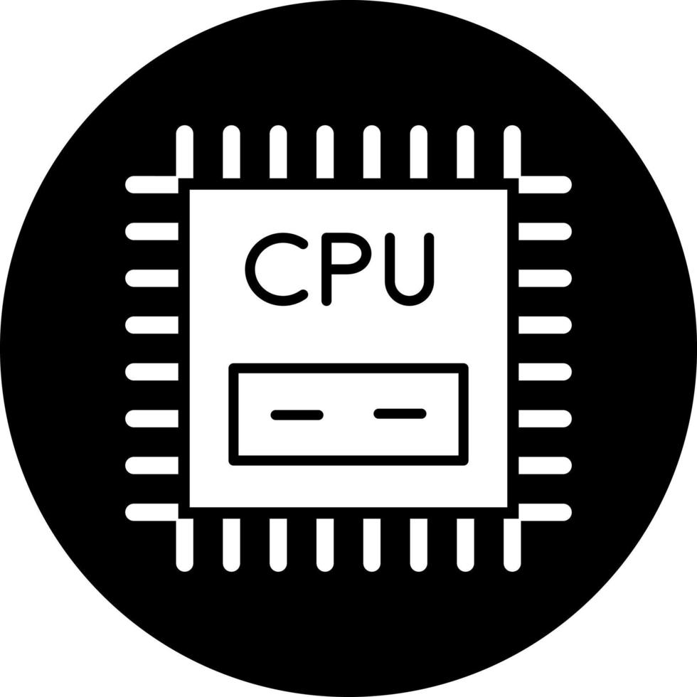 Cpu Vector Icon Style