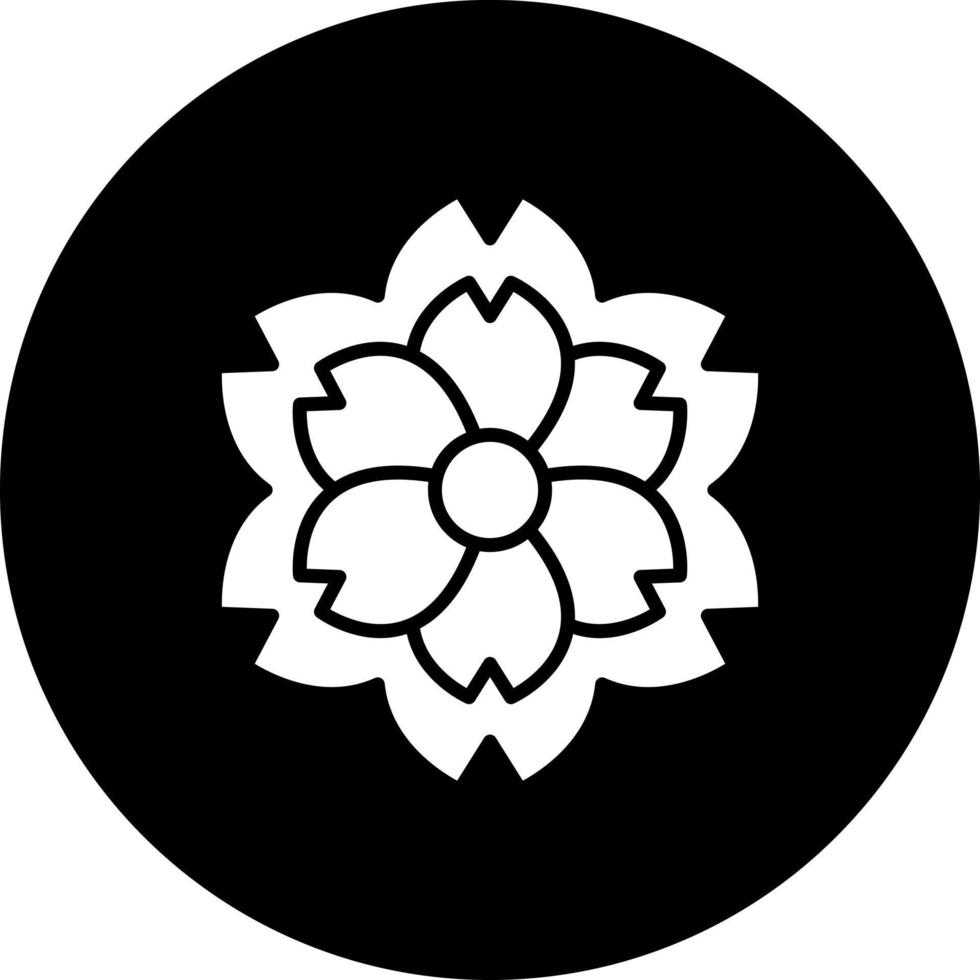 Cereza florecer vector icono estilo