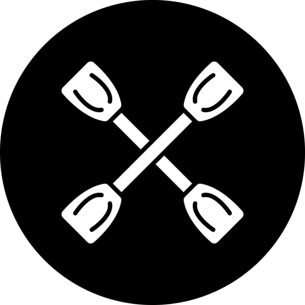 Paddles Vector Icon Style