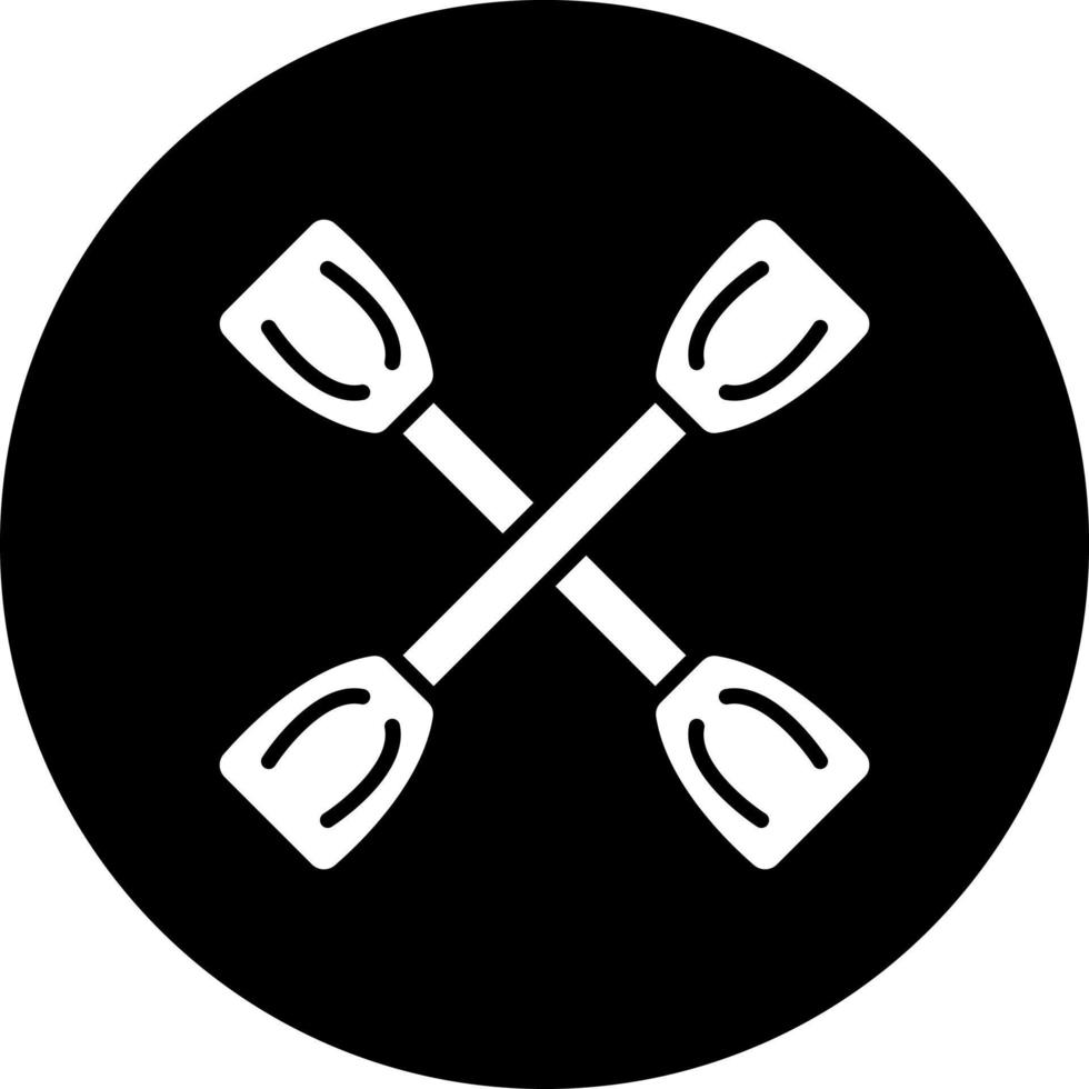 Paddles Vector Icon Style