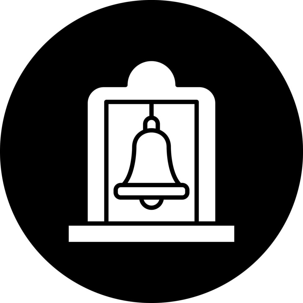 Bell Tower Vector Icon Style
