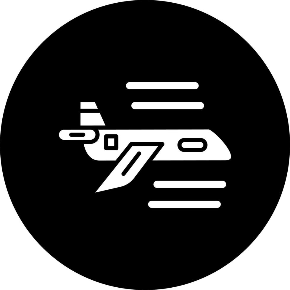 Plane Vector Icon Style