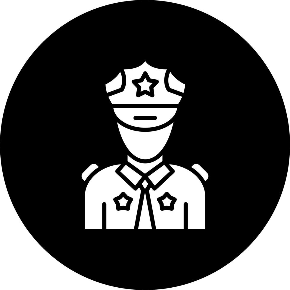 Security Guard Vector Icon Style