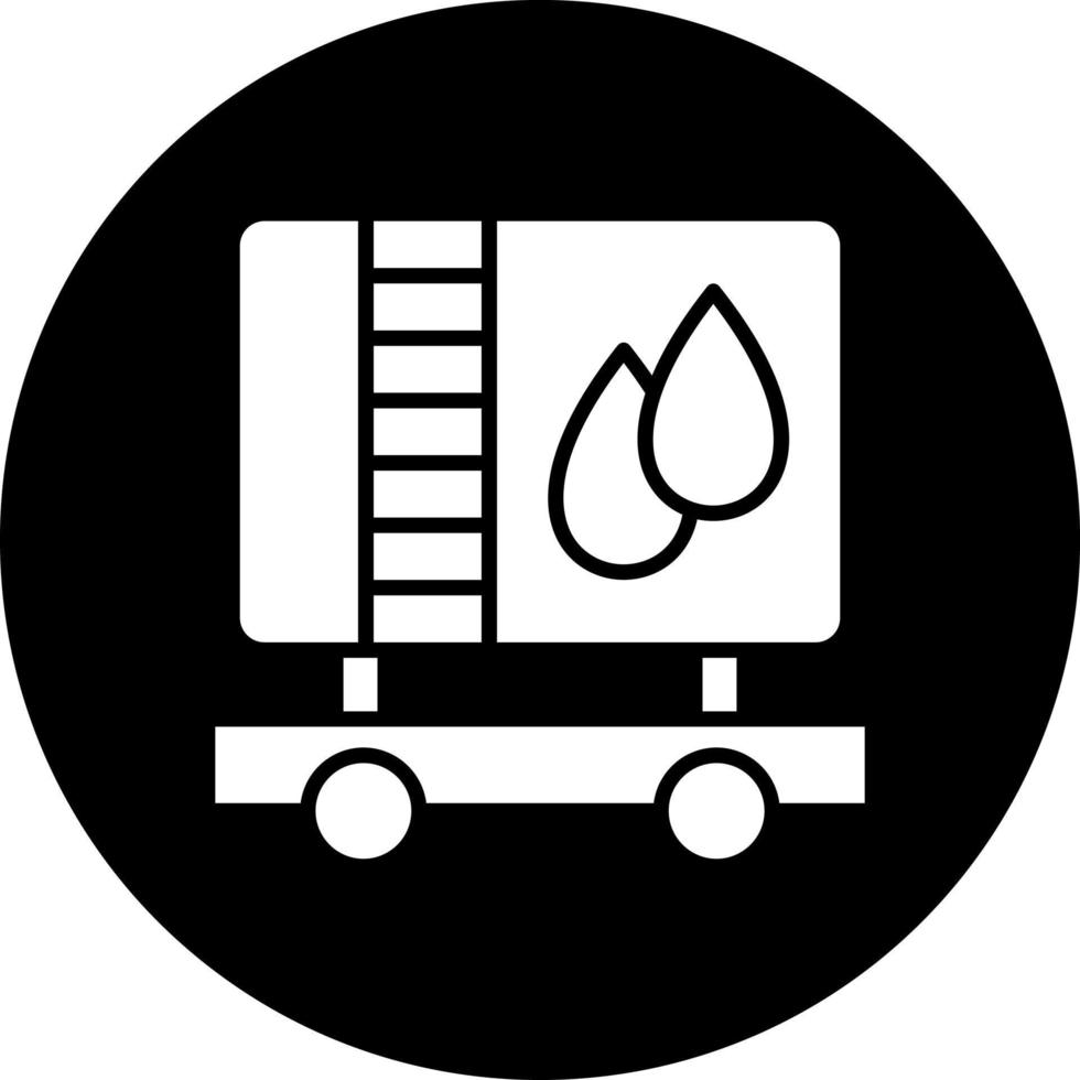 Oil Tank Vector Icon Style