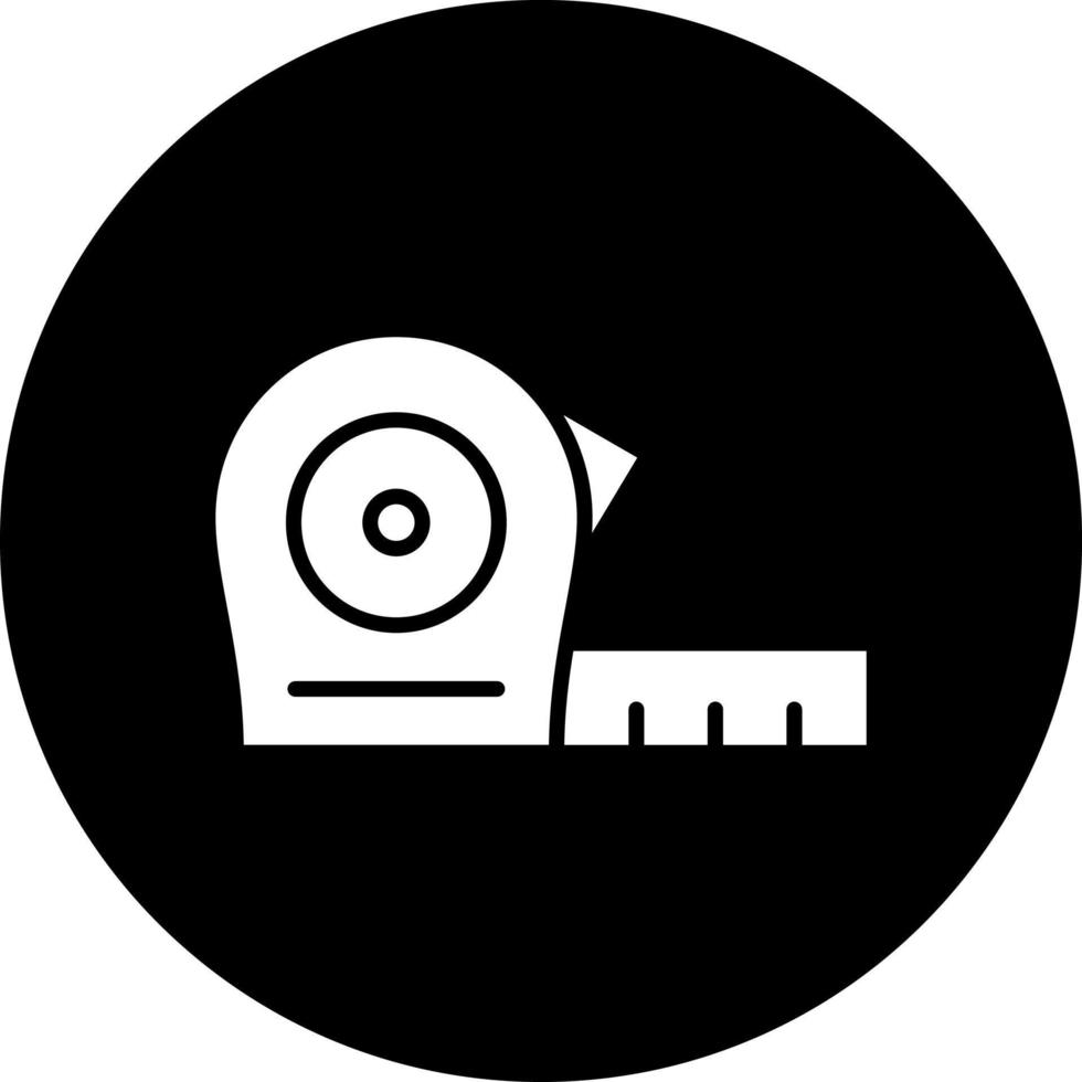 Measure Tape Vector Icon Style