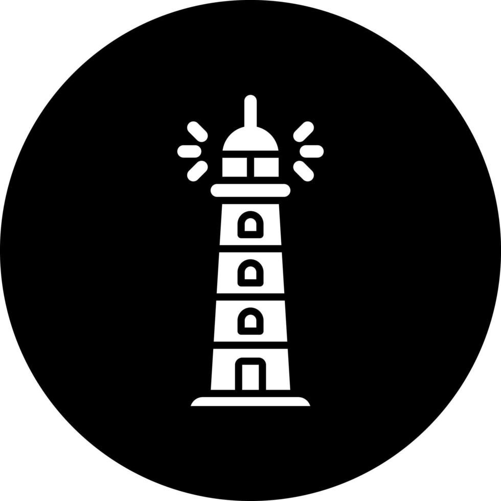 Lighthouse Vector Icon Style