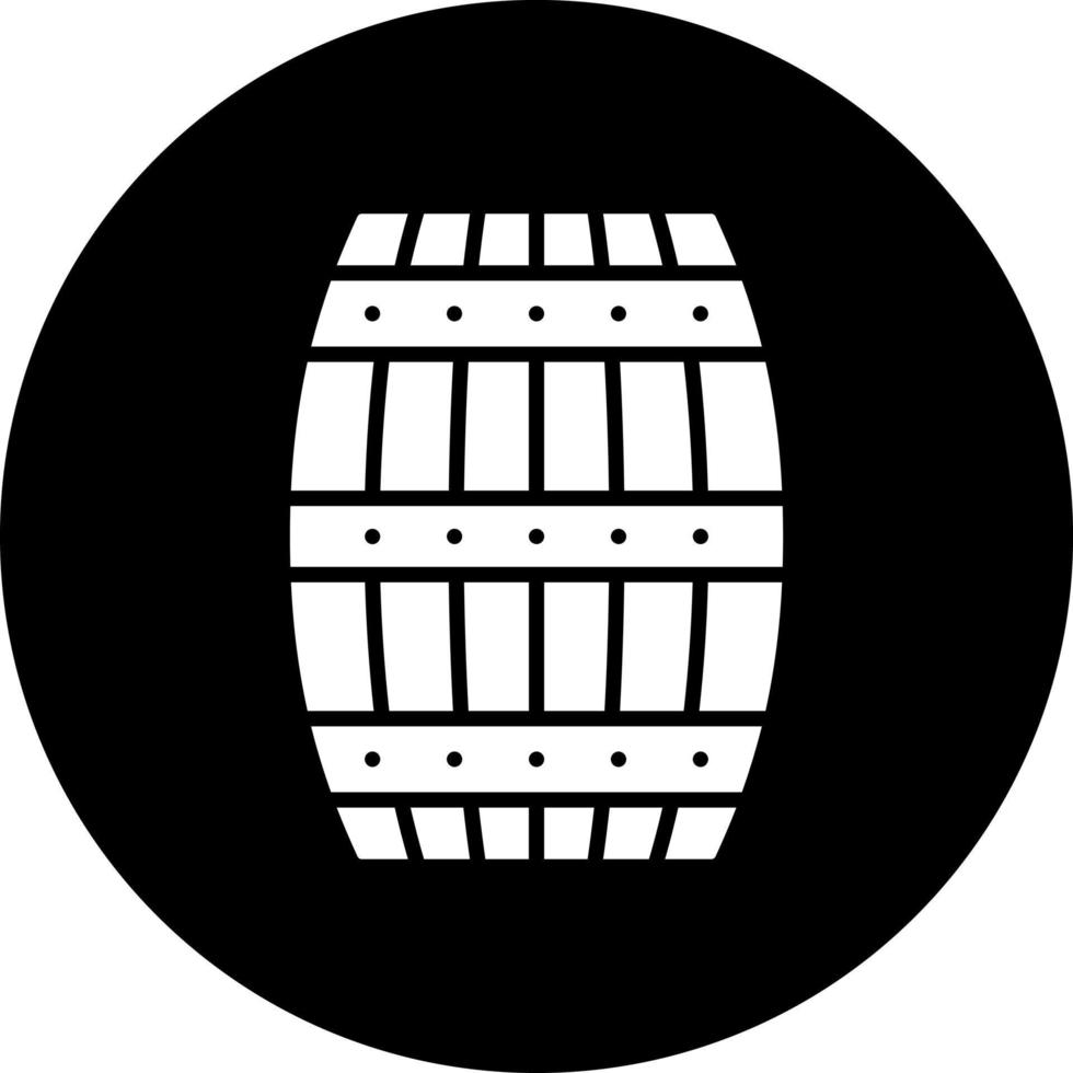 barril vector icono estilo