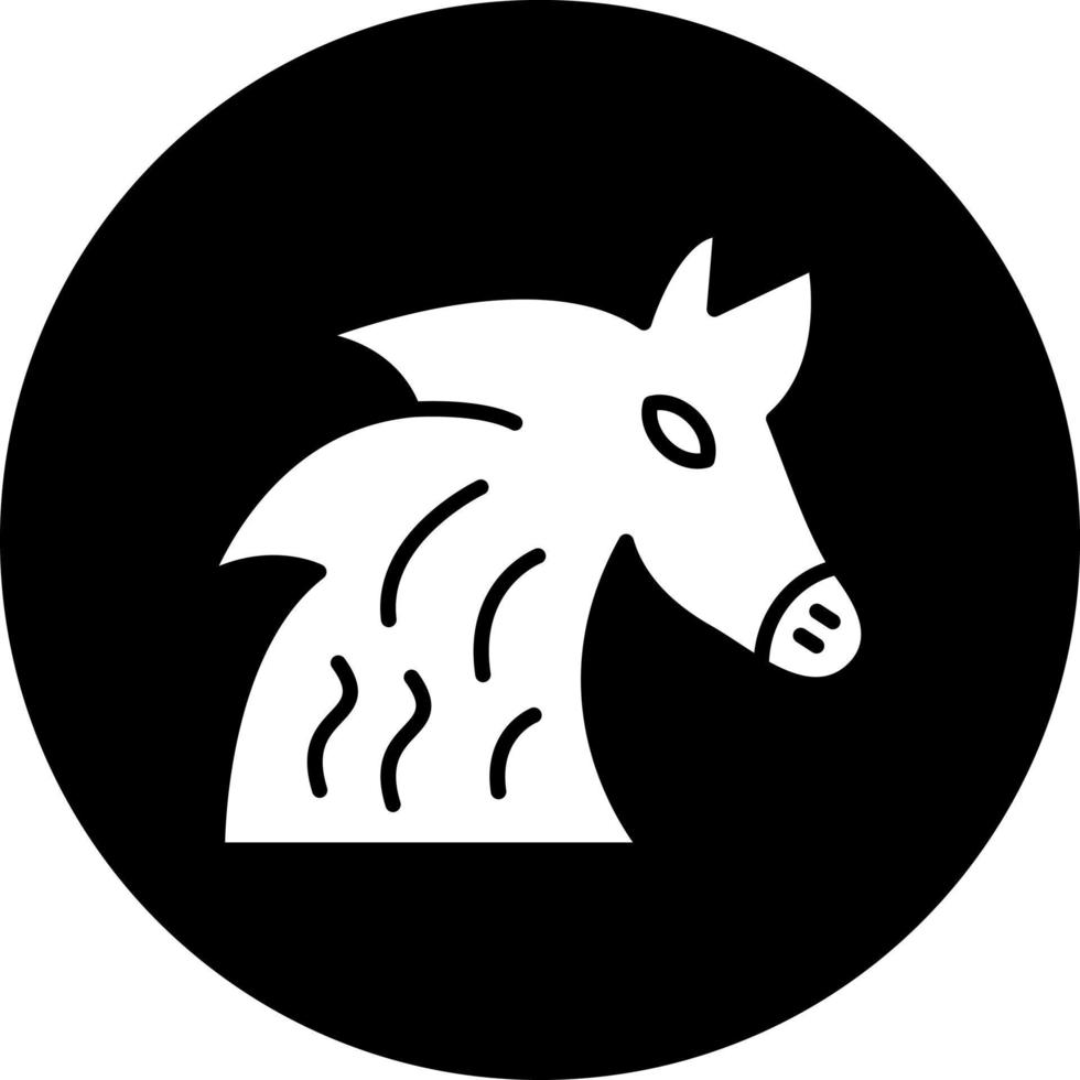 caballo vector icono estilo