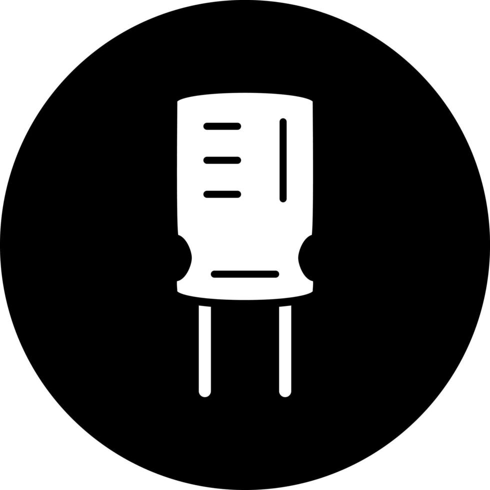 Capacitor Vector Icon Style