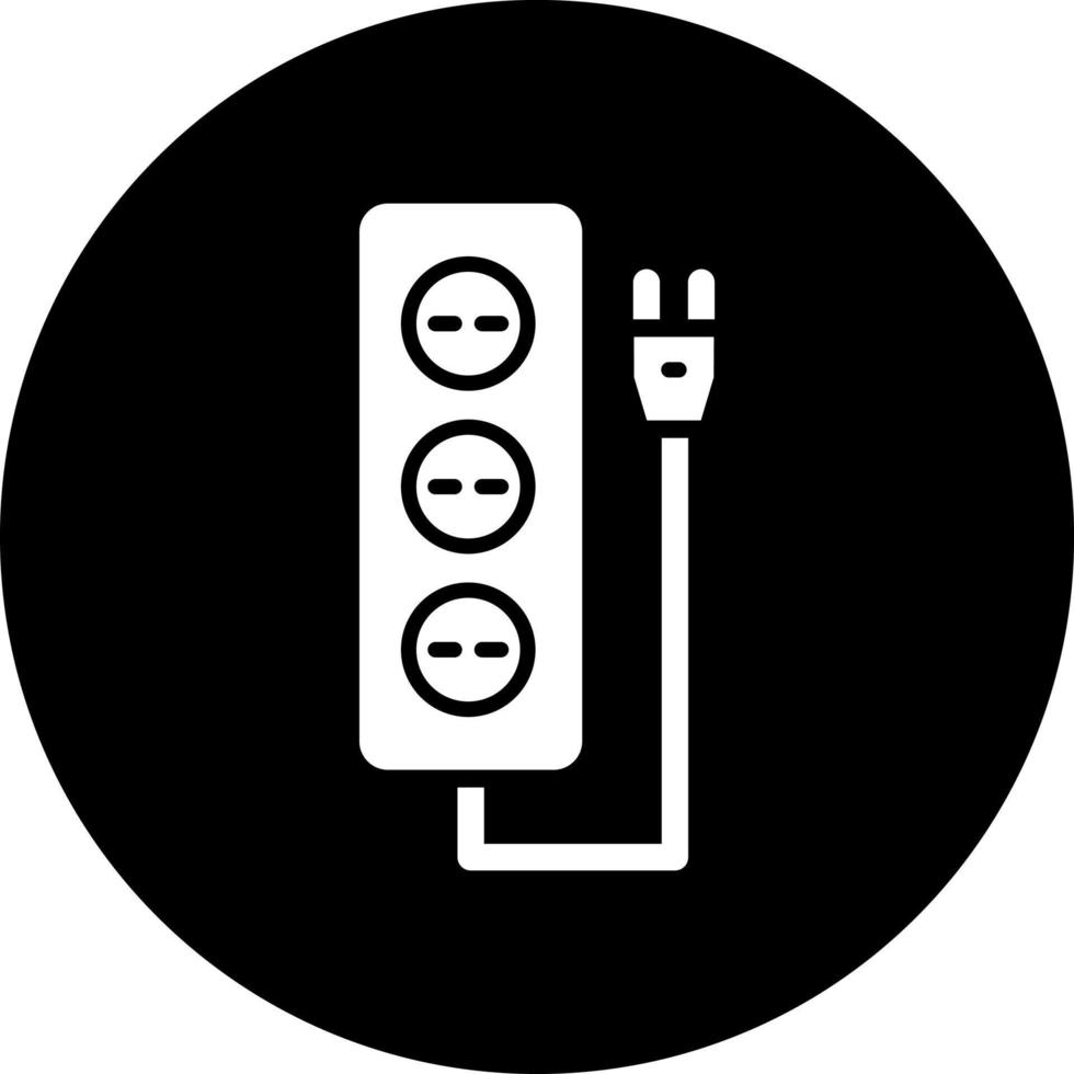 Extension Cord Vector Icon Style