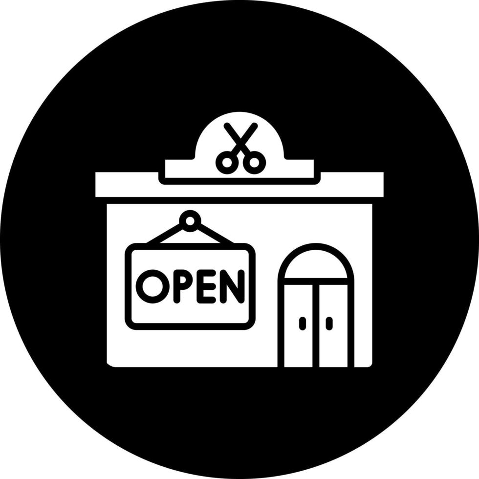 Open Shop Vector Icon Style