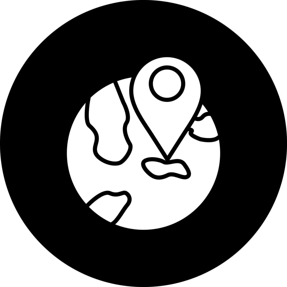 World Location Vector Icon Style