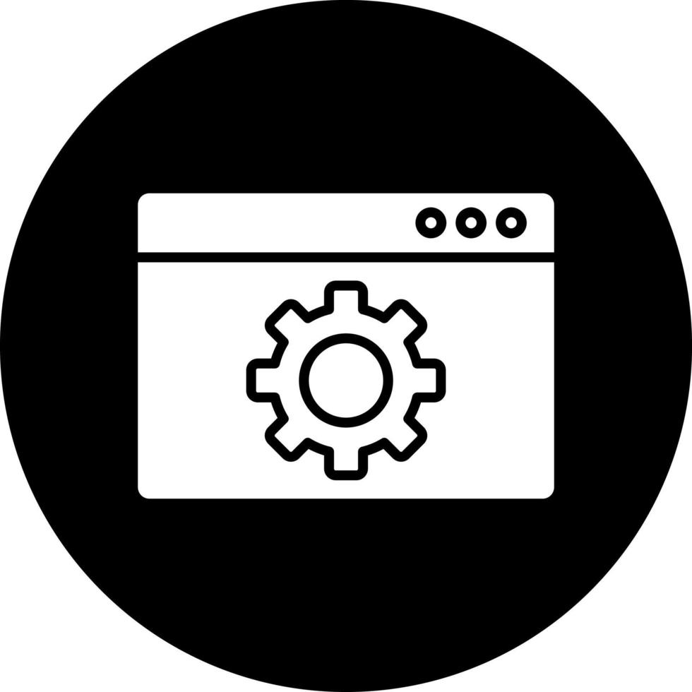 web mejoramiento vector icono estilo