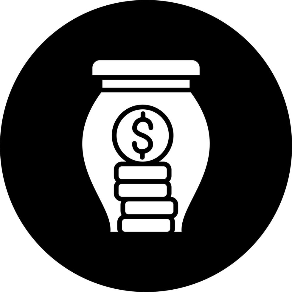 ahorros vector icono estilo