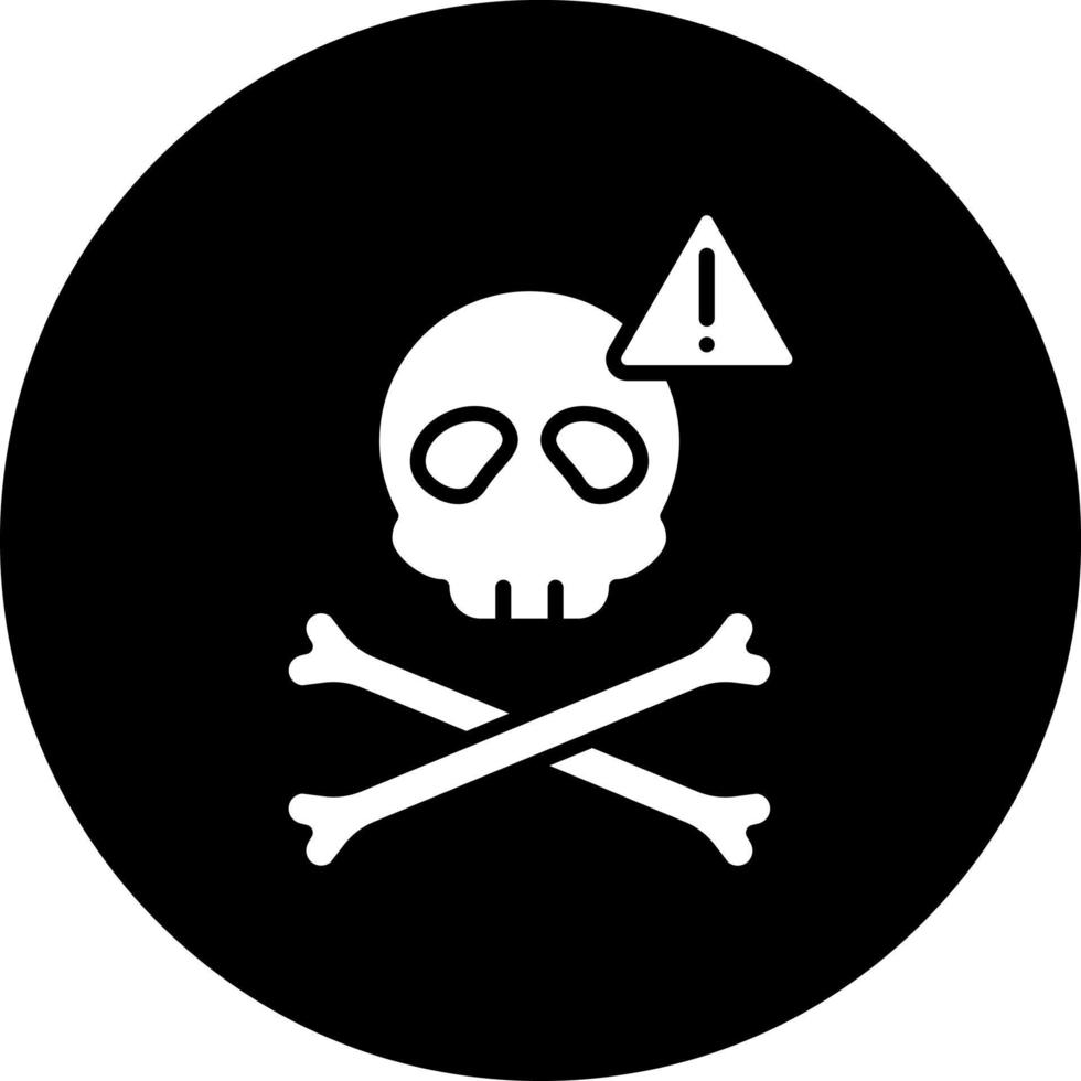 pirata peligro vector icono estilo