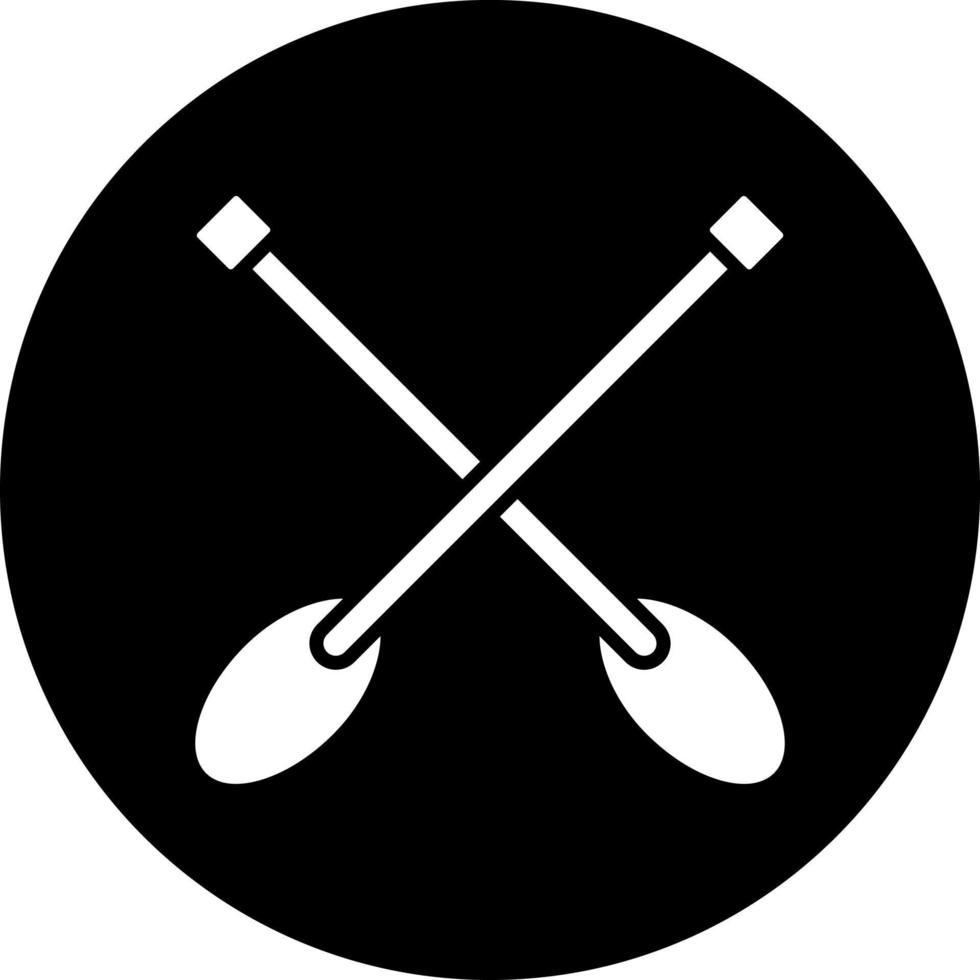 Paddles Vector Icon Style