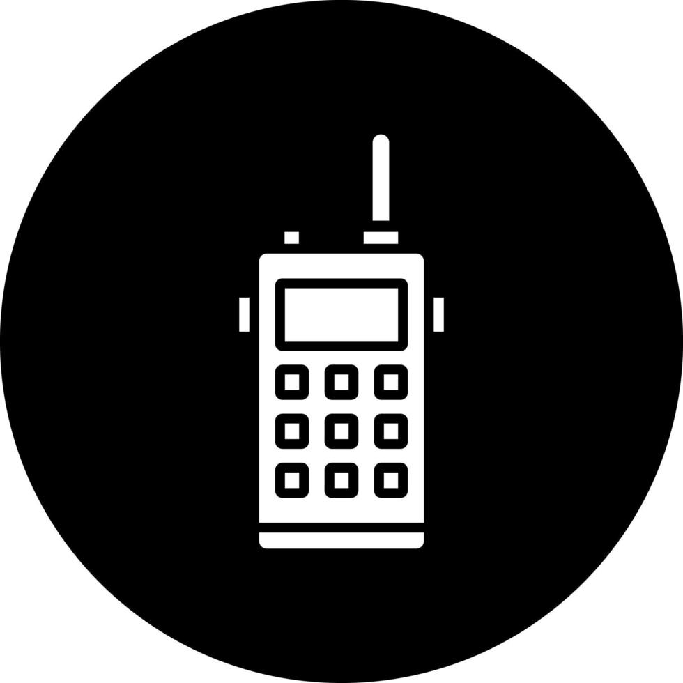 Walkie Talkie Vector Icon Style