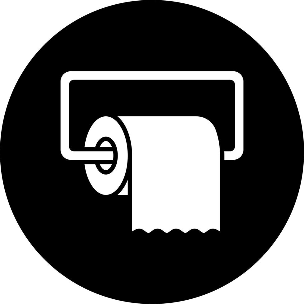 Tissue Roll Vector Icon Style