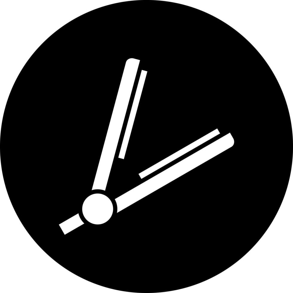 Hair Straightener Vector Icon Style